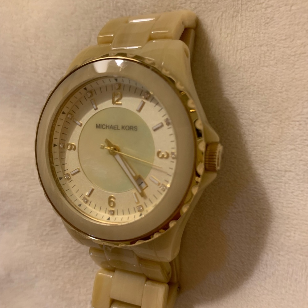 Michael Kors gold-plated watch